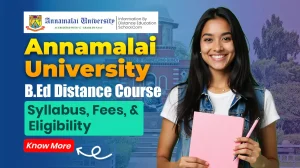 Annamalai University B.Ed Distance Course