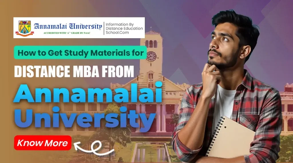 Distance MBA From Annamalai university