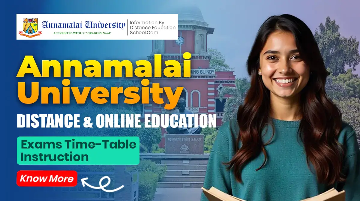 Annamalai University Exams Time-Table Instruction