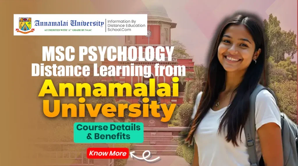 msc psychology annamalai university courses