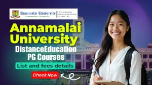 Annamalai university distance education PG courses list
