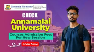 Annamalai University course admissions