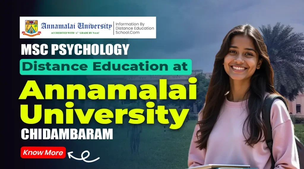 MSC psychology Distance Education