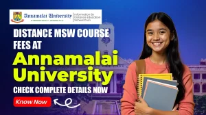 MSW course fee
