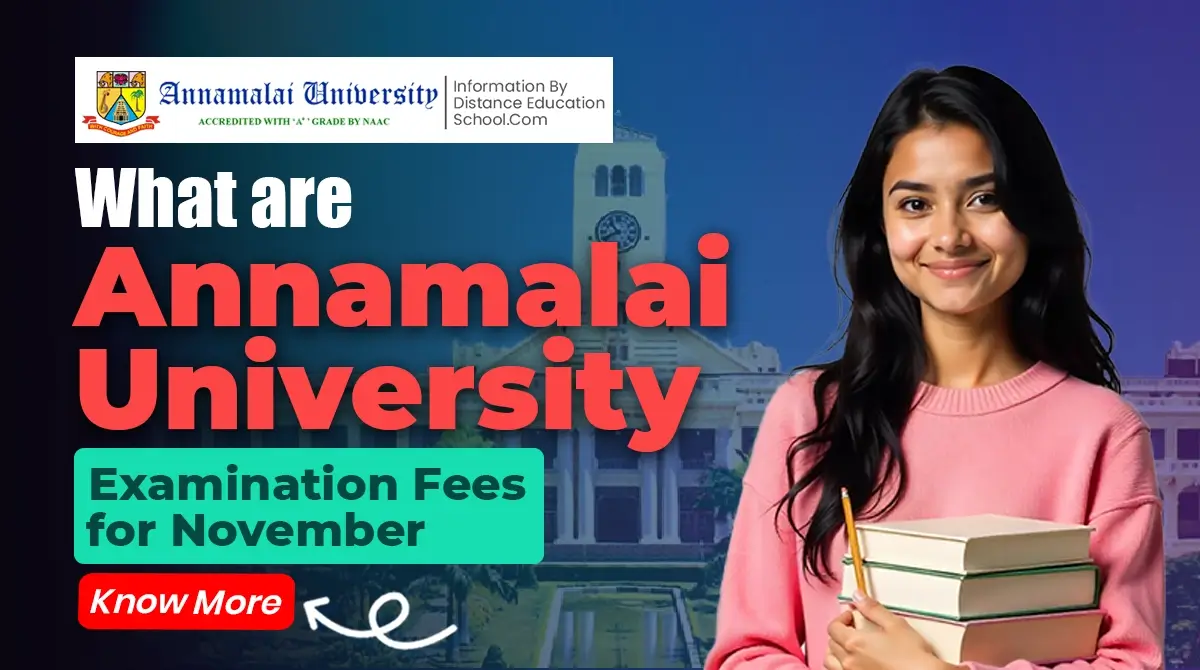 Annamalai University Examination Fees