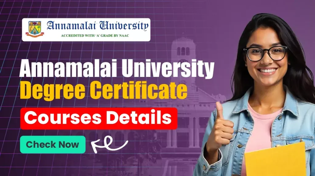 Annamalai University Degree Certificate