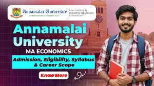 Annamalai University MA Economics