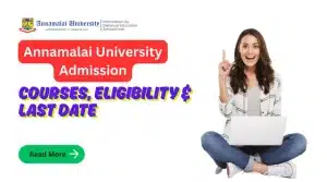 Annamalai University Admission 2026