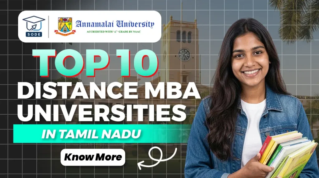 Top 10 Distance MBA Universities in Tamil Nadu