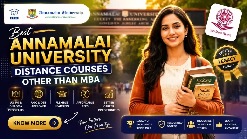 Best Annamalai University Distance Courses Beyond MBA