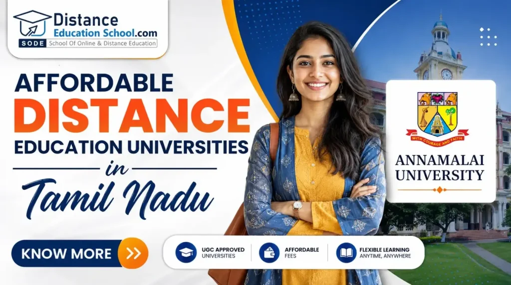 Affordable Distance Education Universities in Tamil Nadu